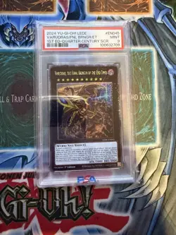 Varudras, the Final Bringer of the End Times LEDE-EN045 QCR PSA 9 Mint Yugioh - Image 1