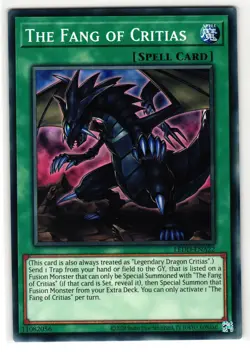 THE FANG OF CRITIAS LEDD-ENA22 COMMON YU-GI-OH TCG - Image 1