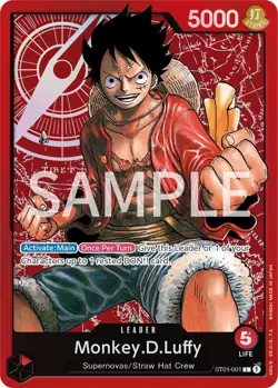 Monkey.D.Luffy [OPRP - ST01-001] - NM [Normal] TCG One Piece - Image 1
