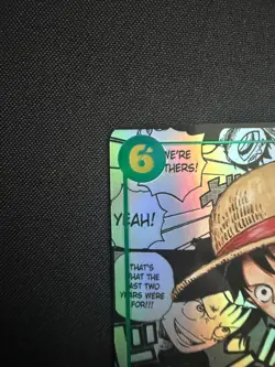 One Piece English #OP13-118 Monkey D Luffy Manga Alternate Art Secret Rare - Image 5