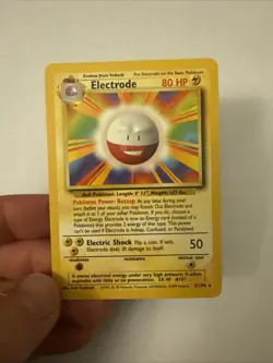 POKEMON ELECTRODE VINTAGE WOTC BASE SET NON-HOLO #21/102 NINTENDO RARE CARD LP - Image 1