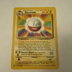 POKEMON ELECTRODE VINTAGE WOTC BASE SET NON-HOLO #21/102 NINTENDO RARE CARD LP - Image 2