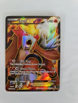 Entei Ex 103/108 Full Art Rare Black & White Dark Explorers Pokemon Card - Image 2