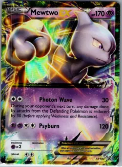 Mewtwo EX XY183 XY Promos - Pokemon Card - MP - Image 1