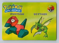 Pokemon Card - Porygon & Scyther #1243 - Vending Machine - Holo - Image 1