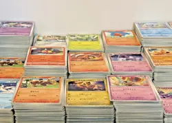 1000 Japanese Pokemon Cards UNSEARCHED Bulk Lot - C/UC + 15 Holos/Reverse SV ME - Image 2
