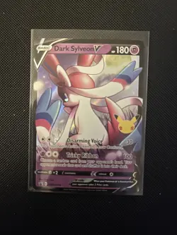 SWSH: Sword & Shield Promo Cards #SWSH134 Dark Sylveon V - Image 1
