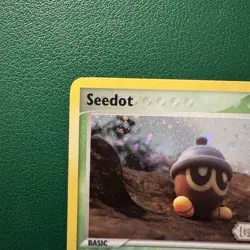 Seedot 61/92 Stamped Legend Maker Reverse Holo Pokemon TCG Card — Well Preserved - Image 2