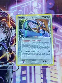 Deoxys 4/110 Ex Holon Phantoms Holo Rare LP Pokemon Card - Image 1