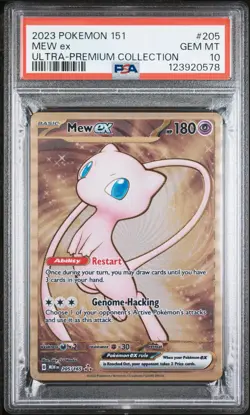 2023 POKEMON 151 ULTRA-PREM COLL #205 MEW EX PSA 10 - Image 1