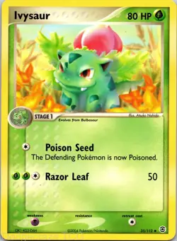 Ivysaur 35/112 Uncommon FireRed & LeafGreen Pokemon NM - Image 1
