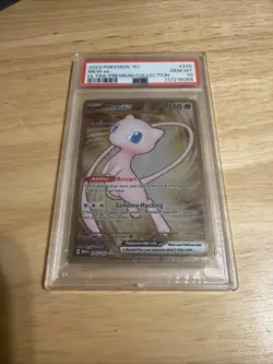 2023 POKEMON MEW EN-151 HYPER RARE #205 MEW EX PSA 10 - Image 1