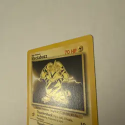 1999 Pokemon Electabuzz base Set #20 Non-Holo Rare LP TCG Nintendo - Image 3