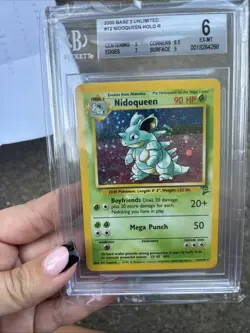 Pokemon TCG Nidoqueen Holo Rare Unlimited Jungle 12/130 - Image 1