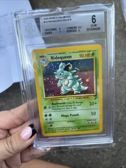 Pokemon TCG Nidoqueen Holo Rare Unlimited Jungle 12/130 - Image 4