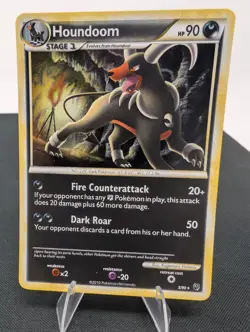 Pokemon TCG Houndoom 5/90 Holo HS Rare Undaunted 2010 Kagemaru Himeno - Image 1