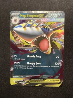 Mega Sharpedo EX 061/094 - Pokemon TCG: Phantasmal Flames - Image 1
