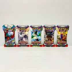 Paldea Evolved 5x Sleeved Booster Blister Pack Art Set - Pokemon - Sealed - Image 1