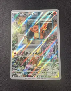 Charmander SVP044 Promo Illustration Rare – Pokemon 151 ETB Promo – Holo – NM/M - Image 1