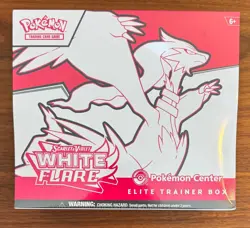 Pokemon White Flare Pokemon Center ETB Elite Trainer Box Factory Sealed New - Image 1