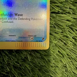 Psyduck 73/100 Sandstorm Reverse Holo Pokemon LP+ - Image 2