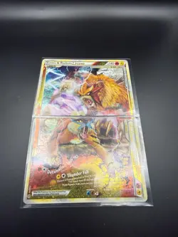 Entei & Raikou LEGEND 90 & 91/95 HGSS Unleashed UL Holo MP - Image 1