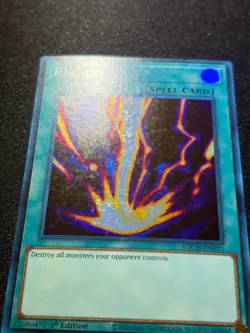 2x Raigeki SDCH-EN021 Super Rare Yugioh Spirit Charmers Lot Played MP/HP - Image 3