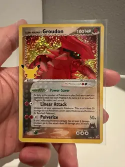 1x Team Magma’s Groudon - Pokemon Card - Celebrations - 9/95 - NM 1222#81-82 - Image 1