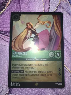 Disney Lorcana TCG Rapunzel High Climber 101/204, Reign of Jafar Legendary Card - Image 1
