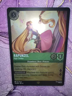 Disney Lorcana TCG Rapunzel High Climber 101/204, Reign of Jafar Legendary Card - Image 5