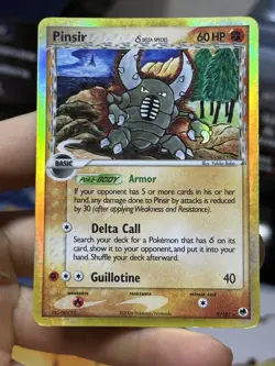 Pinsir 9/101 Delta Species EX Dragon Frontiers 2006 Holo Rare Pokemon Card TCG - Image 3