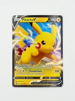 Pikachu V - SWSH061 SWSH: Sword & Shield Promo Cards Promo NM - Image 1