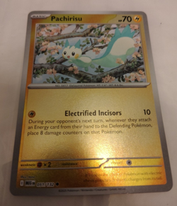 Pachirisu 051/132 Mega Evolution Reverse Holo Pokemon Card English - Image 1