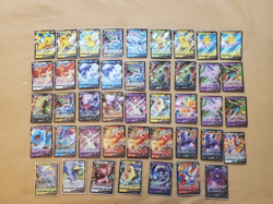 NM 43 Card Pokemon V Lot Multipe Pikachu Rayquaza Glaceon Espeon leafeon Pokemon - Image 1