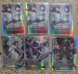 Dan Yuki & Kanan Yuki - Time Stranger (BT-24) Digimon Card Game (6 Card Lot) - Image 1