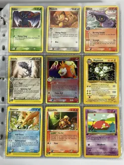 Pokemon Card Collection VTG Binder Holo Rare 1st E-Reader WoTC Magneton Meowth - Image 1