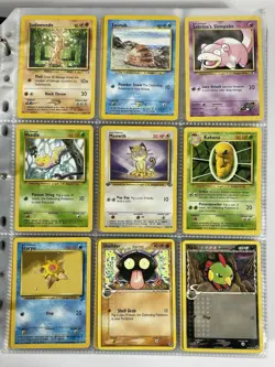 Pokemon Card Collection VTG Binder Holo Rare 1st E-Reader WoTC Magneton Meowth - Image 3