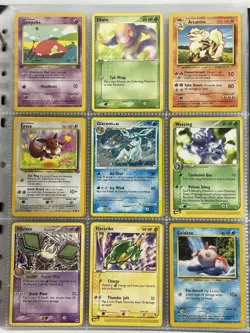 Pokemon Card Collection VTG Binder Holo Rare 1st E-Reader WoTC Glaceon Eevee - Image 1