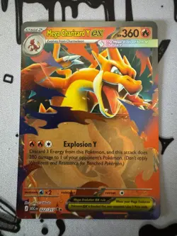 Mega Charizard Y ex 022/217 - Ascended Heroes Pokemon Card - NM - Image 1