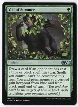 Veil of Summer Normal U Core Set 2020 198 NM - Image 1