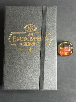 MTG Secret Lair Encyclopedia of Magic the Gathering Empty Box and Dice Only - Image 1