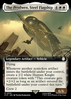 The Prydwen, Steel Flagship Extended Art - PIP 0370 - NM - MTG Magic - Image 1