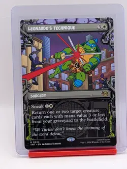 Leonardo's Technique (Showcase) Teenage Mutant Ninja Turtles Regular - Image 1