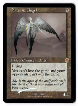 Platinum Angel NM* FOIL RETRO The Brother's War ENGLISH 41 mtg -UnltdCards - Image 1