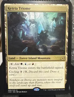 Ketria Triome Ikoria: Lair of Behemoths MTG Regular - Image 1