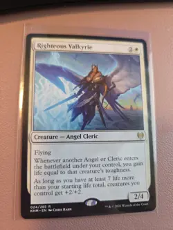 Righteous Valkyrie Kaldheim Regular - Image 1