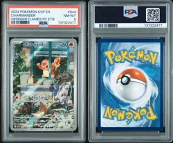 2023 Pokemon Charmander PSA 8 SVP English Promo #044 Obsidian Flames ETB - Image 3