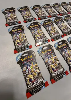 Pokemon TCG Scarlet & Violet Booster Pack Lot Of 21 . New Sealed. - Image 3
