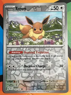 Eevee - 074/131 (Pokemon Day 2025) Reverse Holo - Pokemon NM - Image 1