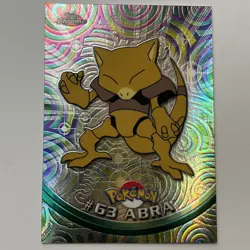 Abra #63 Spectra Chrome holo mint condition. POKEMON 2000 Topps Chrome Series 1 - Image 3